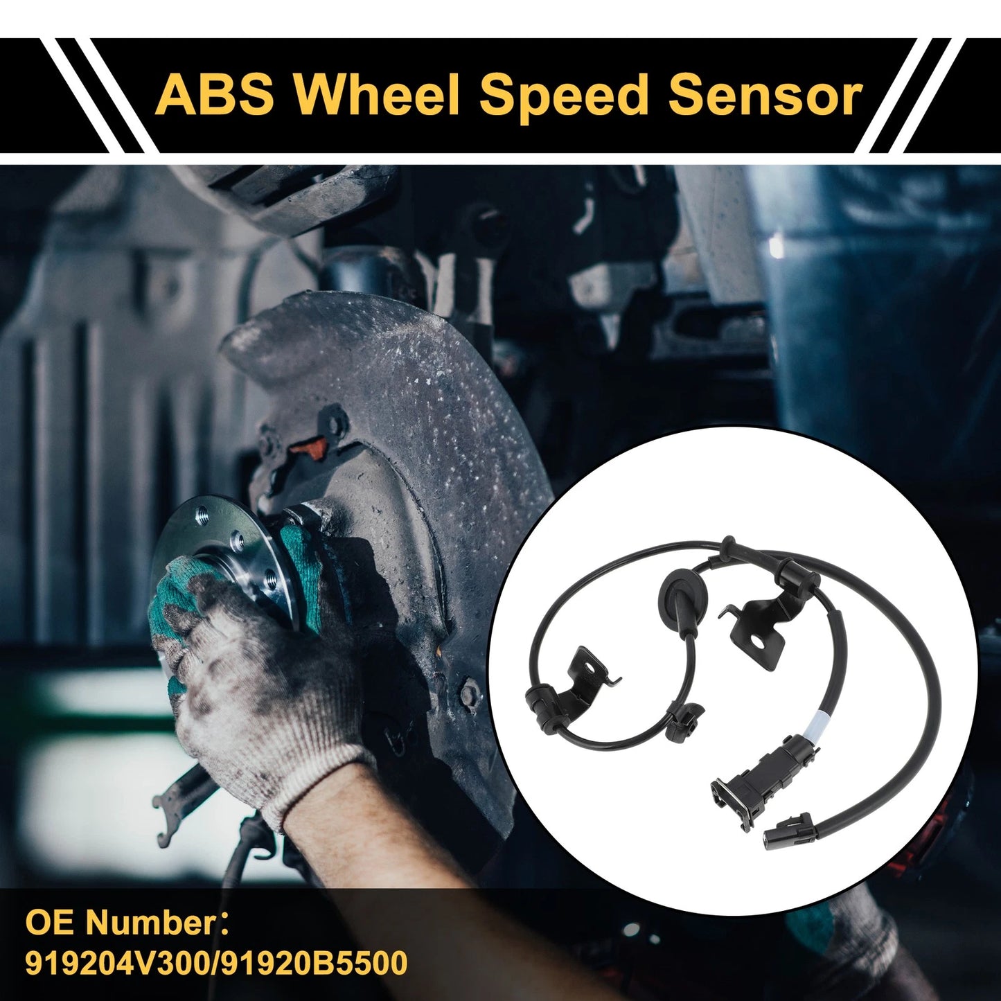 ABS Wheel Speed Sensor No. 919204V300 for Kia K3 (2013–2018) Rear Left