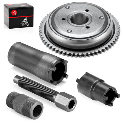 Starter Clutch Flywheel Puller Tool Kit for GY6 Scooter (152QMI, 157QMJ)