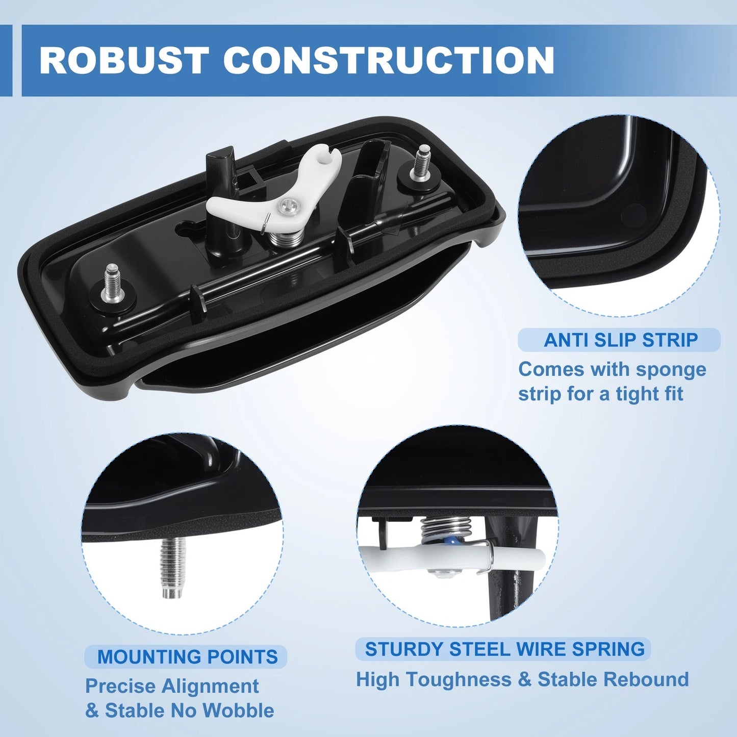Tailgate Door Handle for Chevy Tahoe Suburban 1500 GMC Yukon (2000–2006) Gloss Black
