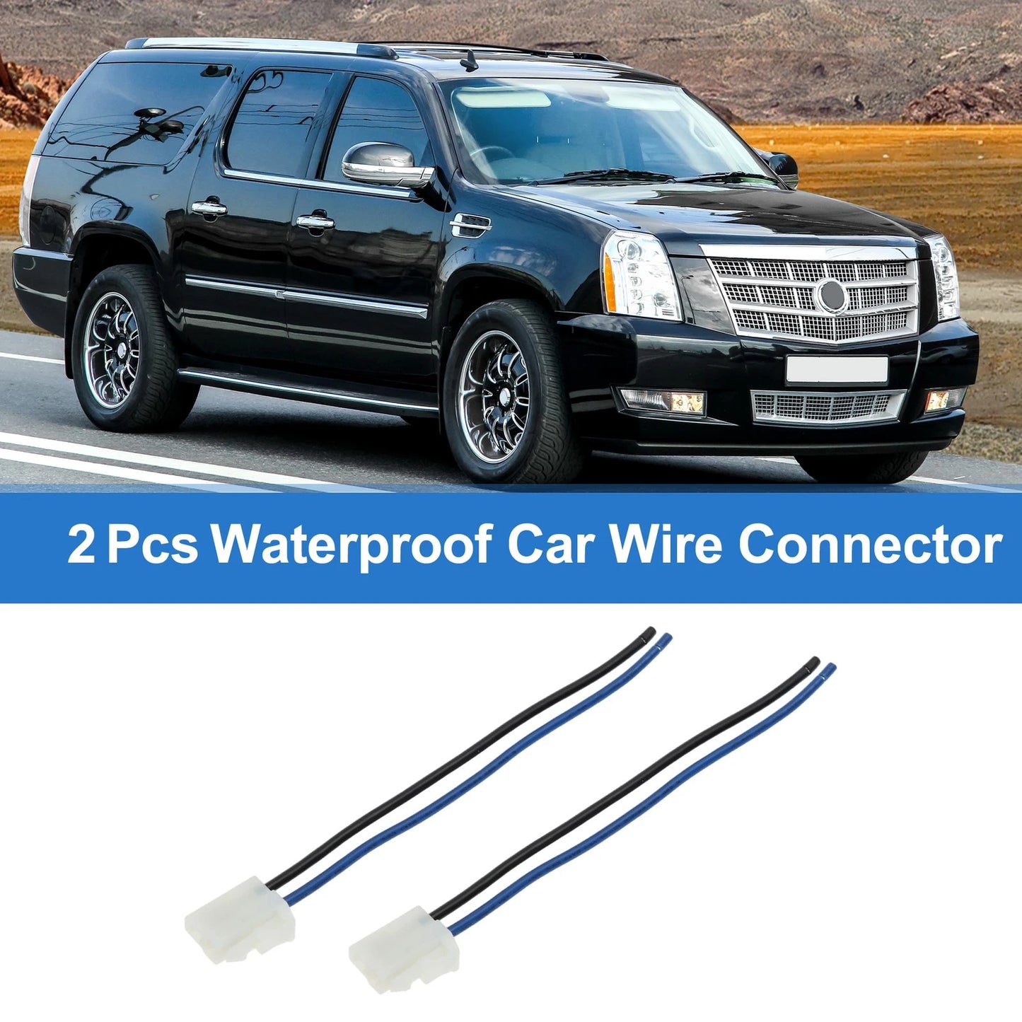 2X Turn Signal Hazard Light Wire Connector Adapter