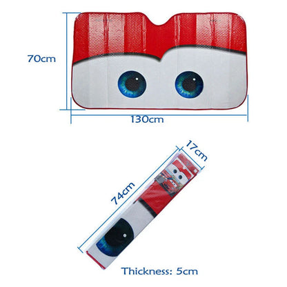 Cartoon Eye Reflective Windshield Sunshade for Front Window - AU Ship