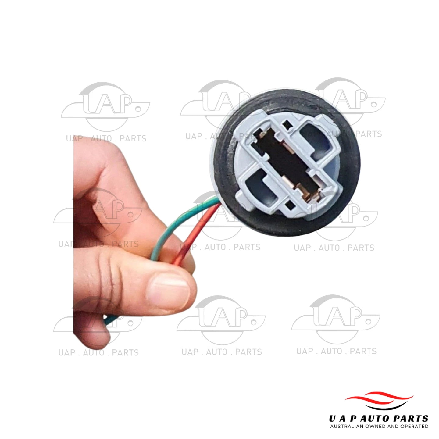 Set of 10 T20 7440 Wedge Stop Light Bulb Socket Connectors for Cars