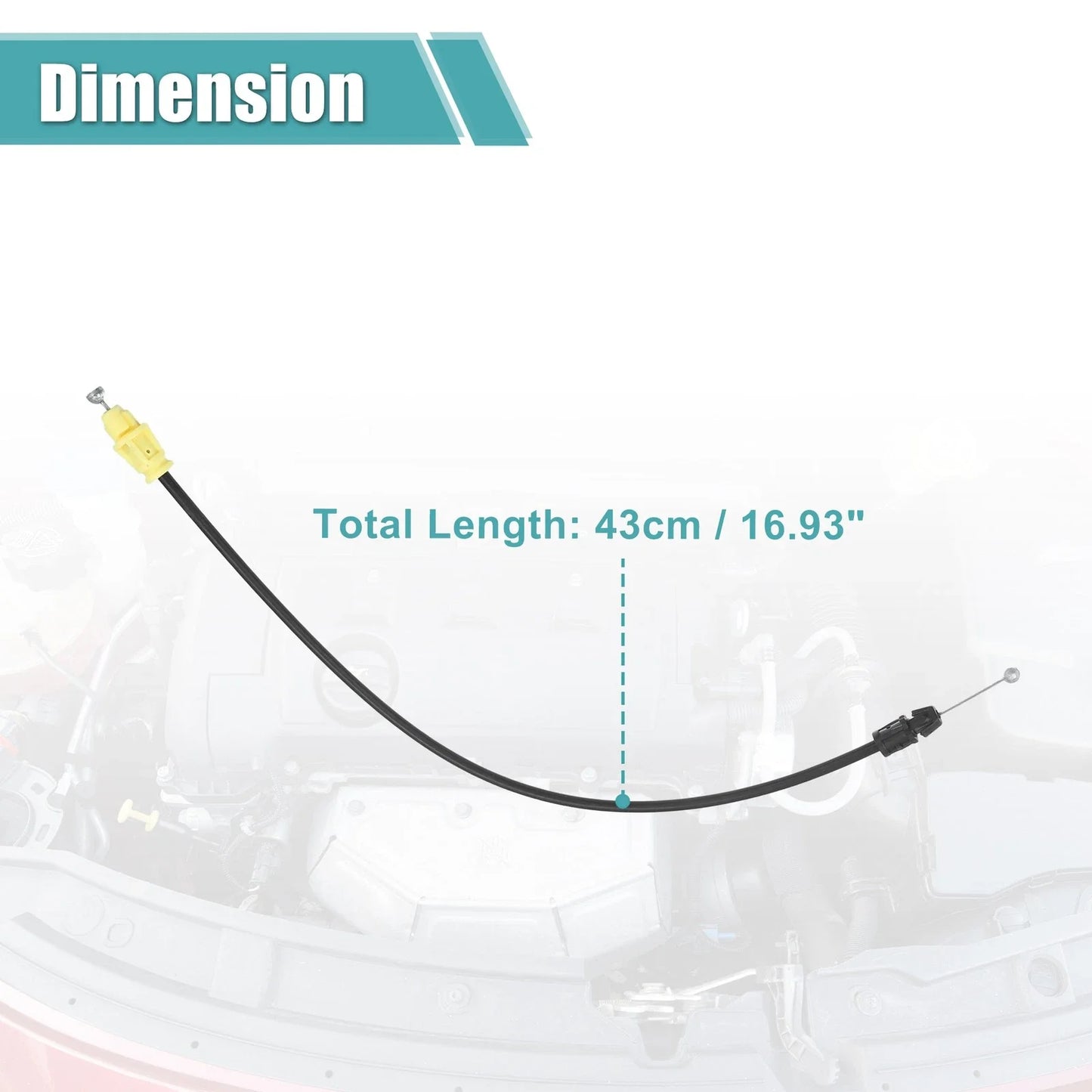 Front Side Door Locking Cable for Chevrolet Silverado 2500 HD (2001-2007)