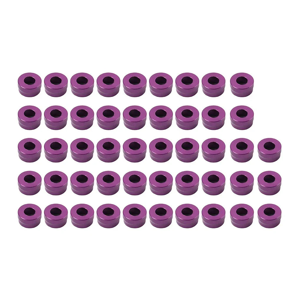 48X Purple Engine Bolt Topper Caps for Harley Twin Cam Softail Dyna
