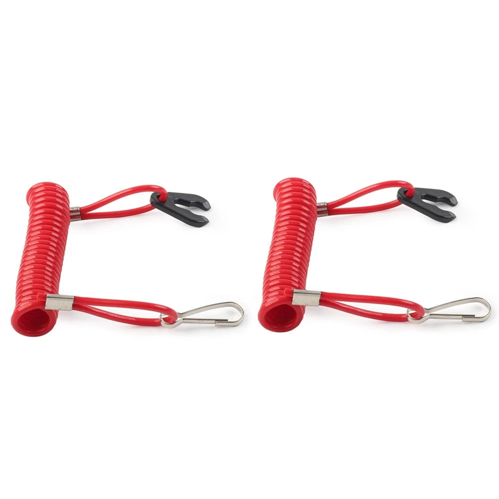 2X Outboard Kill Switch Lanyard Tether for Yamaha