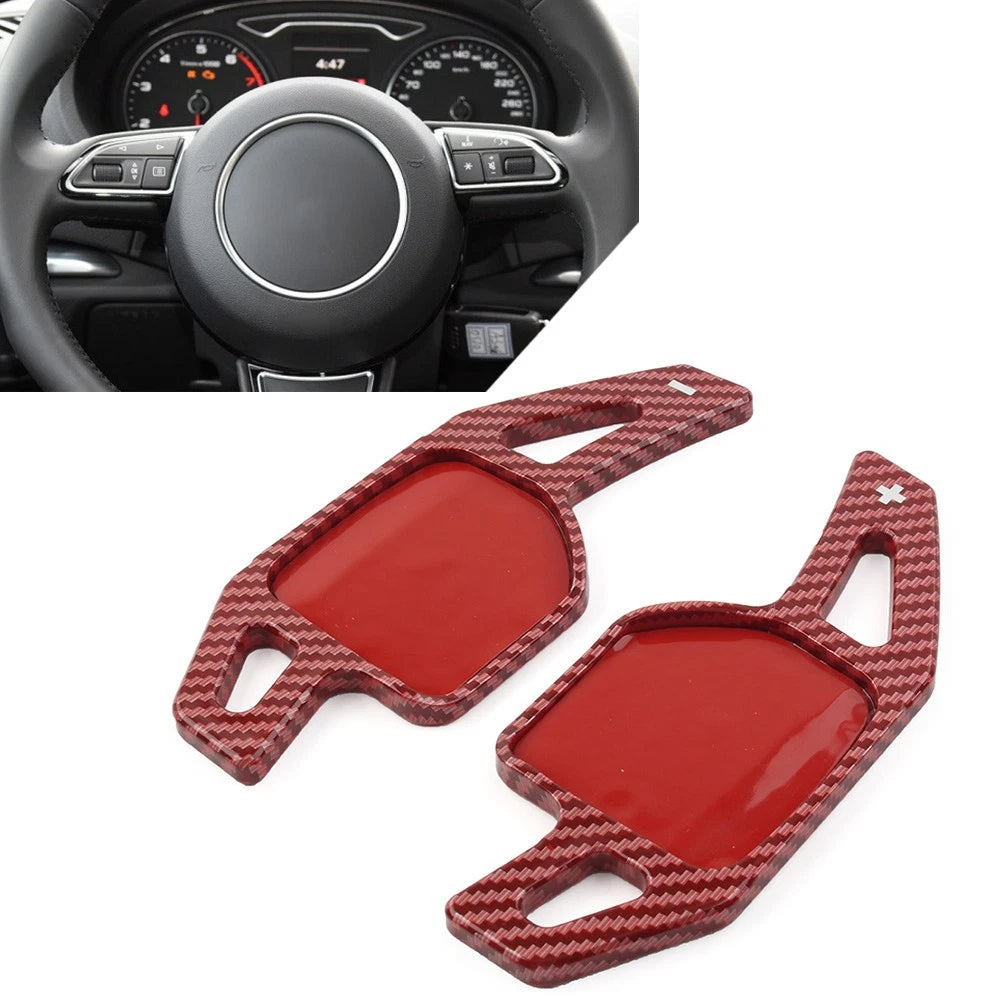 Steering Wheel Shift Paddle Shifter Extension for Audi A3 A4 S4 A5 S5 A6 A7