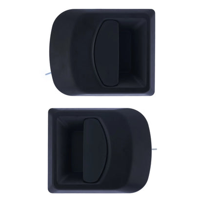 Set of 2 Outer Door Handles for Iveco Daily Van (2000–2006) Black