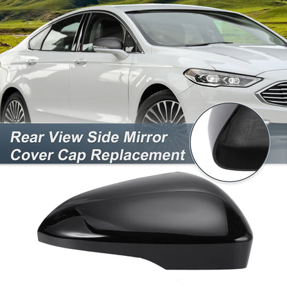 Right Side Rearview Mirror Cover Cap Gloss Black for Ford Fusion (2013–2019)