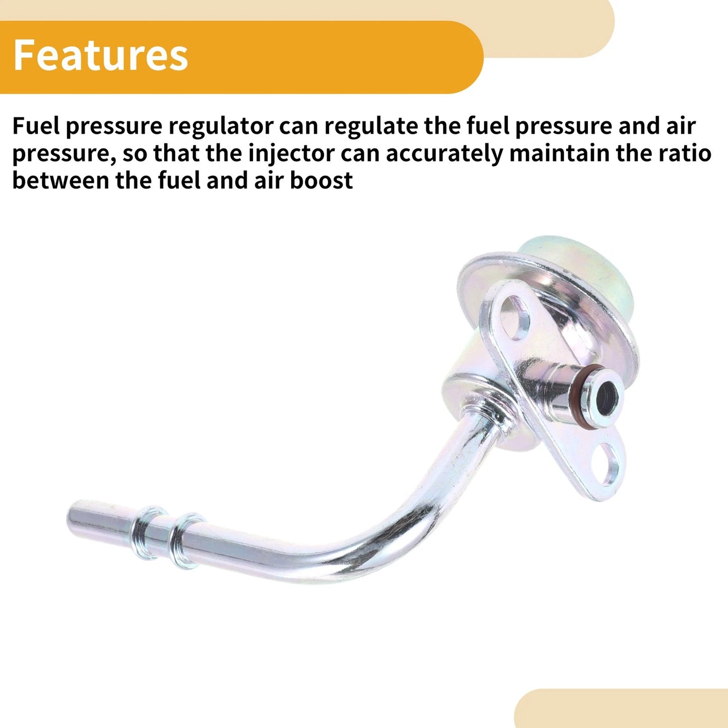Fuel Pressure Regulator for Toyota RAV4 (2001–2005) No. 23270-28020 Metal 20-70 Psi