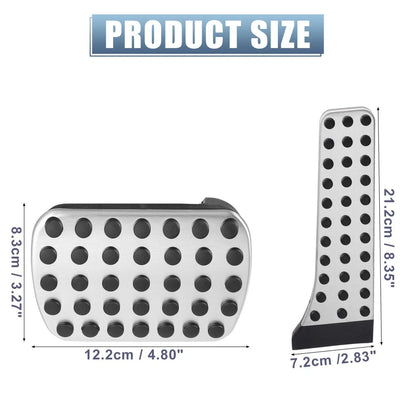 2 x Gas Brake Pedal Pads Covers for Mercedes-Benz C E S GLC GLK SLK Class