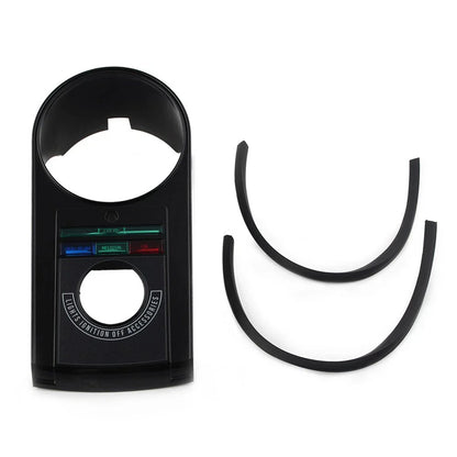 Speedometer Dash Panel Cover for Harley Softail (1971-1990) Black