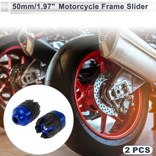 2 x Motorcycle Slider Frame 14mm Aluminum Alloy Plastic for All Models