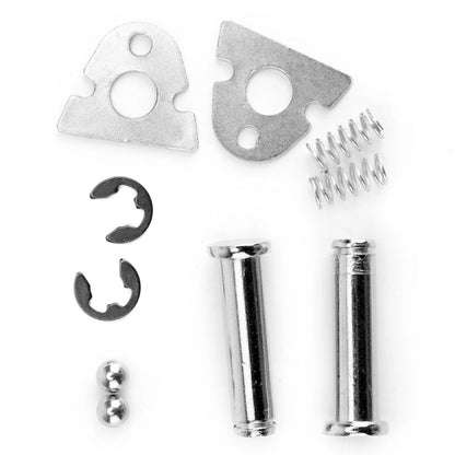 Set of 2 Rear Footrest Wedge Pads for Suzuki 600 750 1000 (2006–2014) Silver