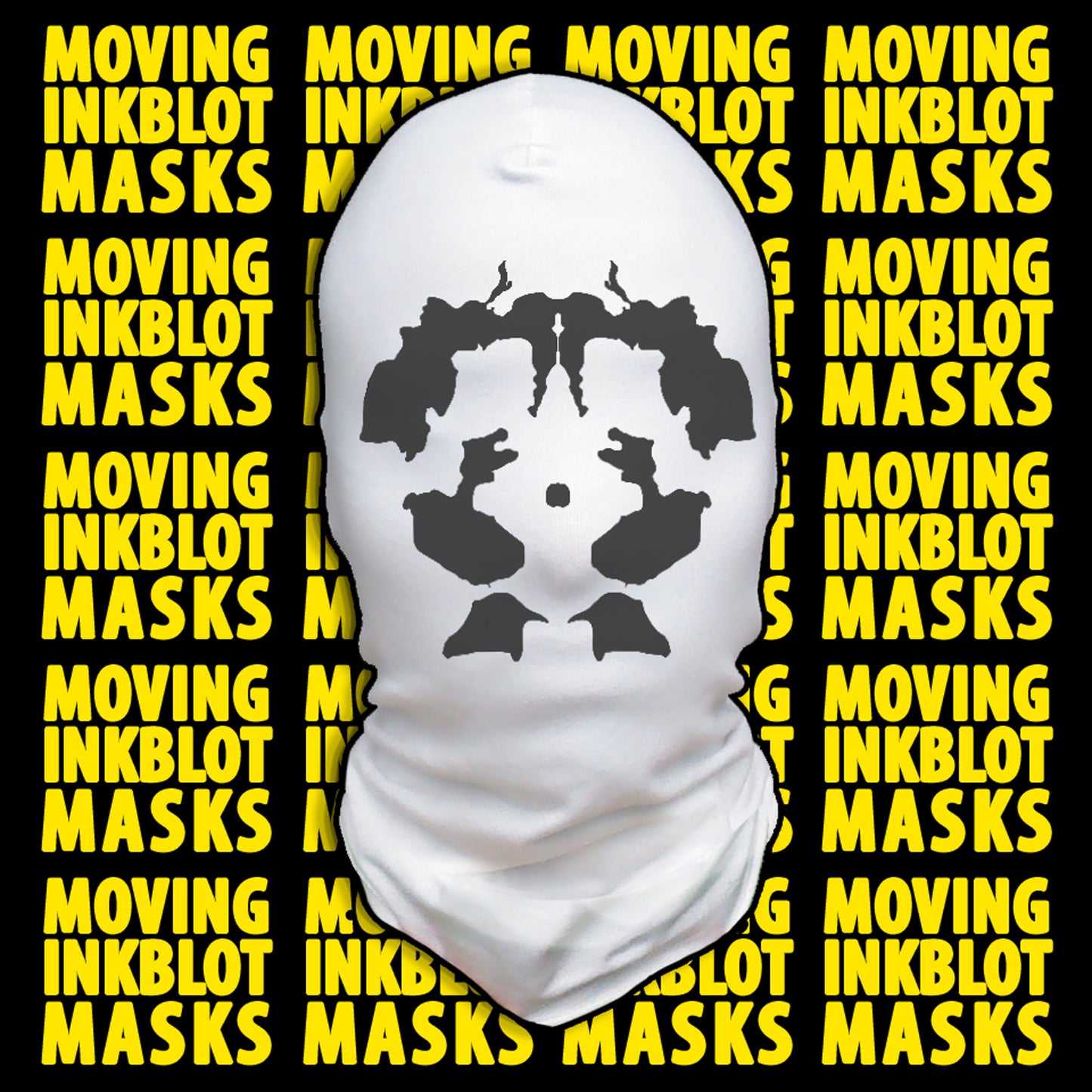 Rorschach Moving Inkblot Mask for Kids (Halloween Costume)