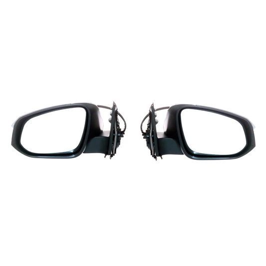 Set of 2 Chrome Electric Foldable Mirrors for Toyota Hilux (2015–2019)