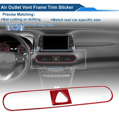 Air Condition Outlet Vent Trim Cover Frame for Hyundai Kona (2018–2023)