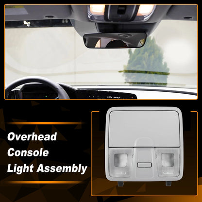 Dome Light Overhead Console Assembly for Hyundai Elantra (2013–2016) Gray