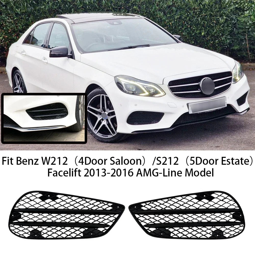 Side Grill Trims for Mercedes-Benz E-Class AMG (2013–2015)