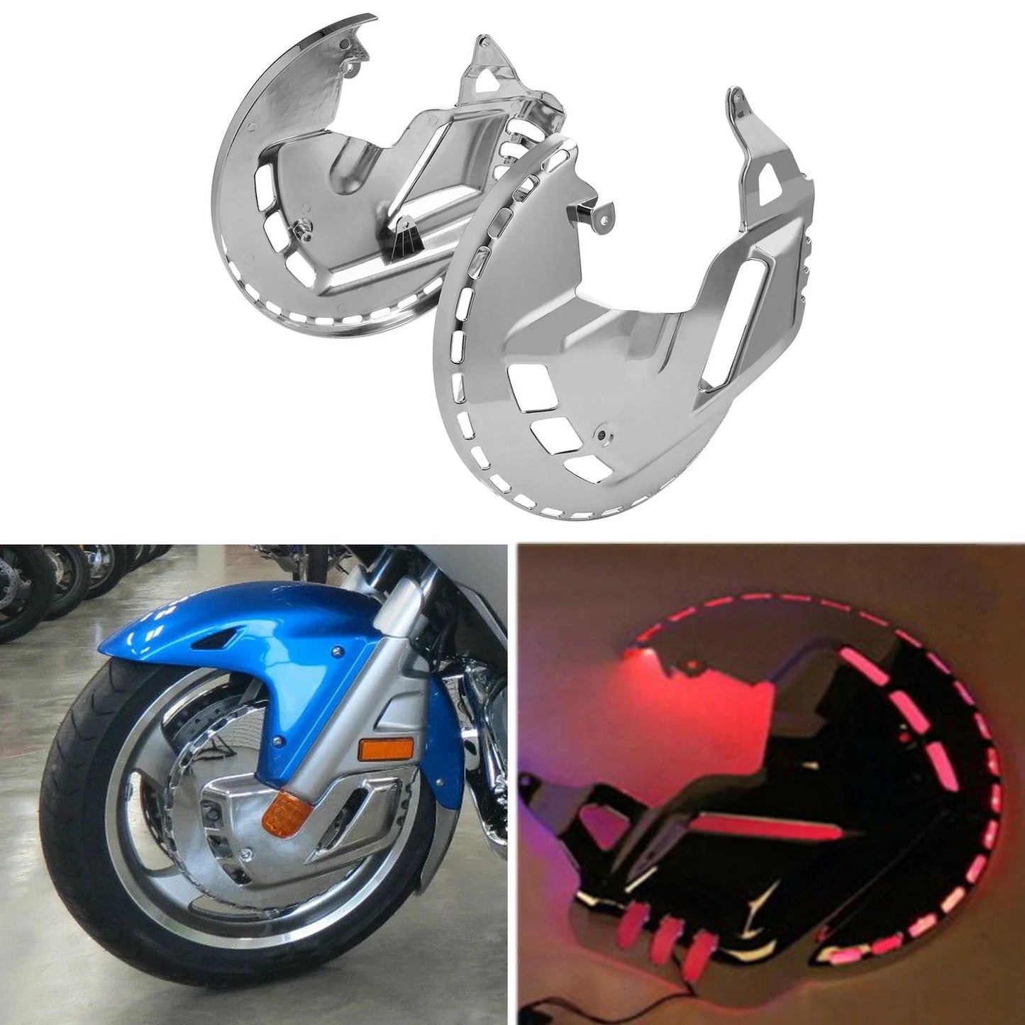 Front Ring of Fire Brake Disc Rotor Covers for Honda Goldwing 1800 (2001-2017)
