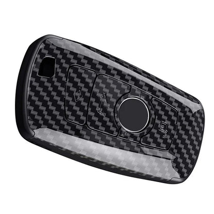 Carbon Fiber Style Remote Key Shell Cover for BMW 1 2 3 4 5 6 7 (2000-2023)