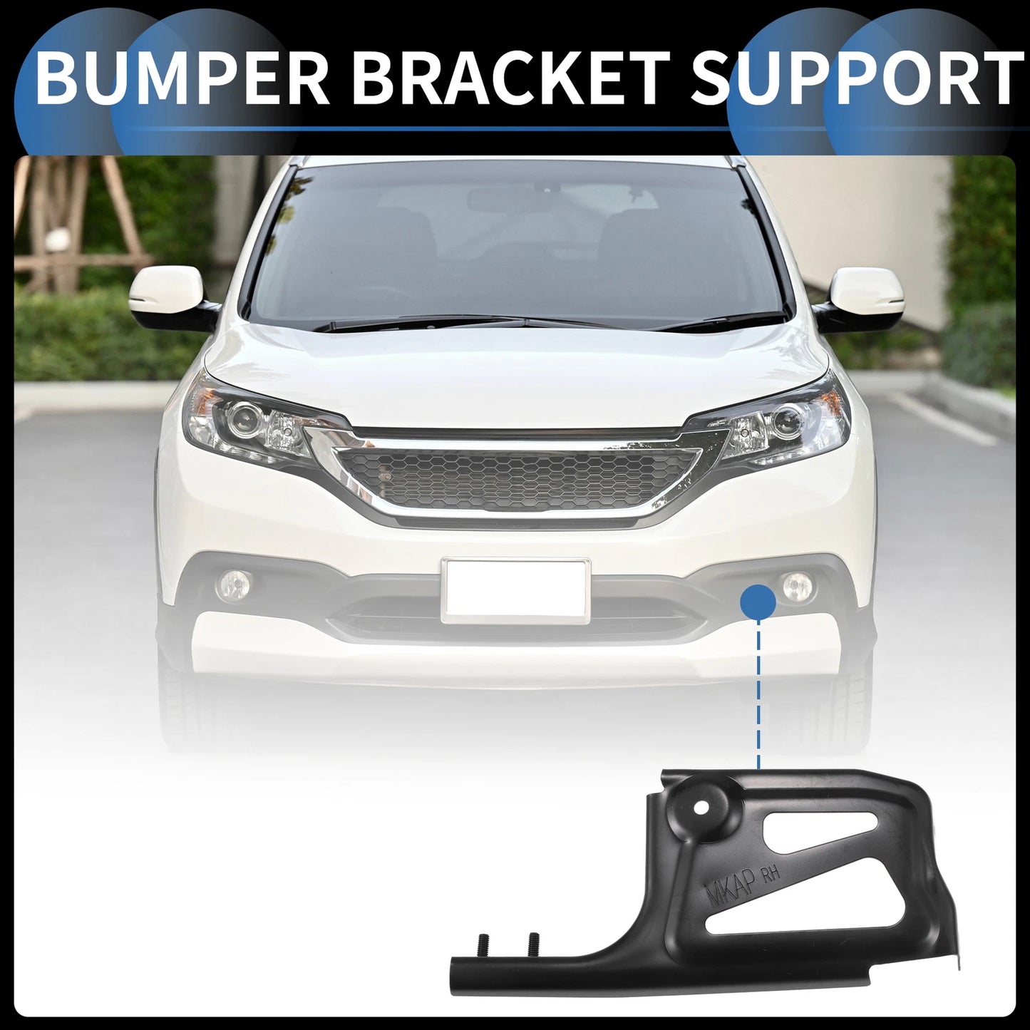 1 Pc Right Front Bumper Support Bracket No. 5327304040 for Toyota Tacoma (2015–2022)