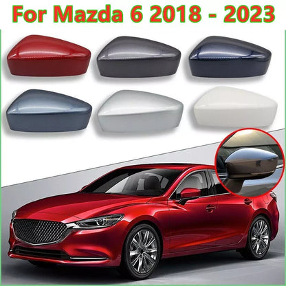 Driver Passenger Rear Side Mirror Cap Cover Shell for Mazda 6 (2018–2023)