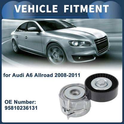 Belt Tensioner for Audi A6 Allroad (2008–2011) No. 95810236131 Metal Plastic