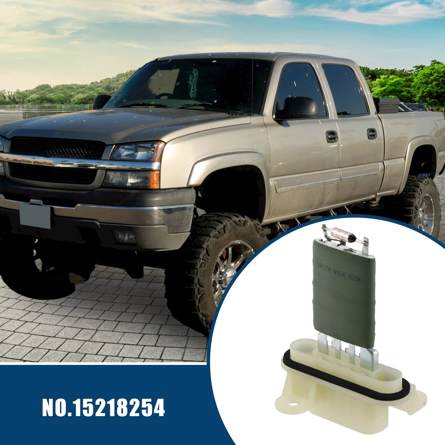A/C Heater Blower Motor Resistor No.15218254 for Chevrolet Colorado (2004–2012)