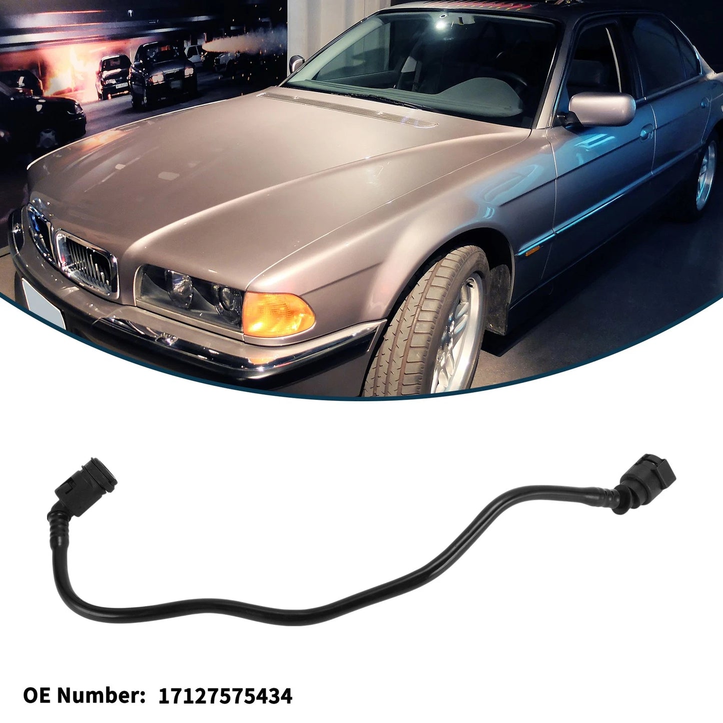 Radiator Hose No. 17127575434 for BMW 750Li (2009–2012) Cooling Tube