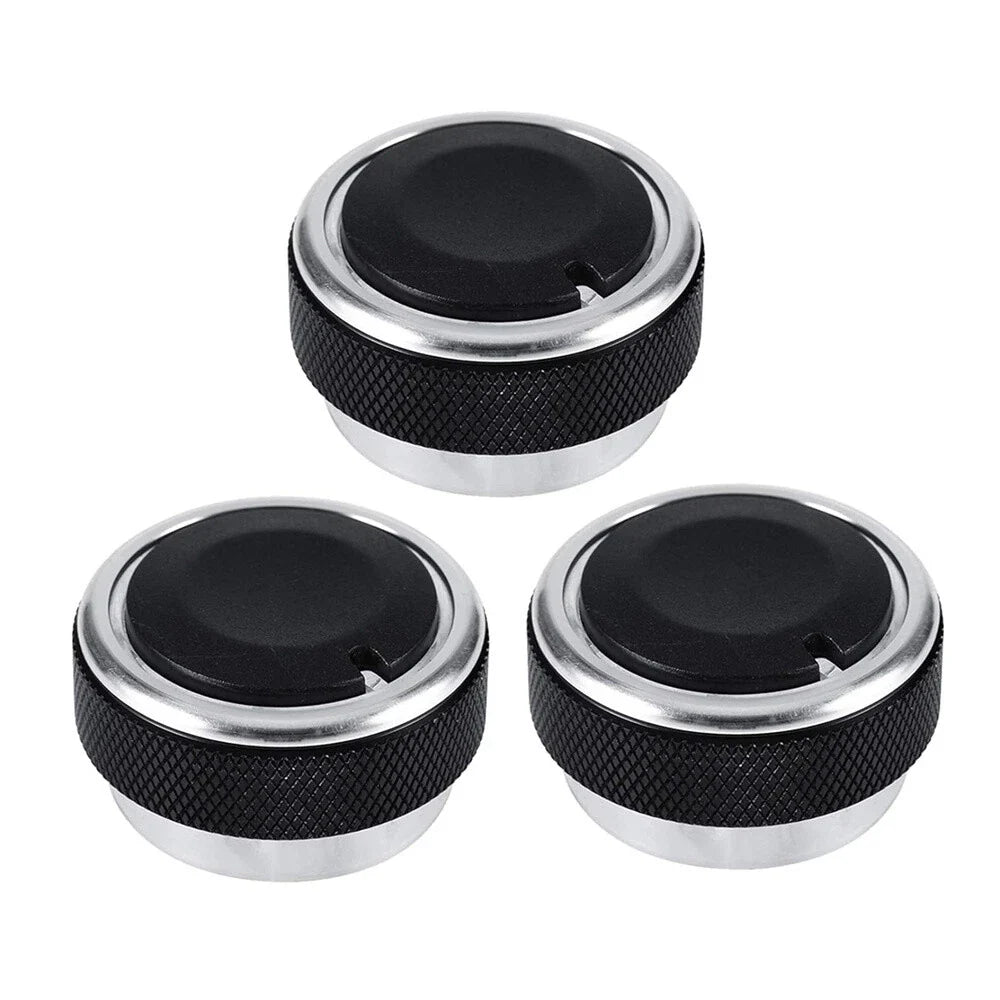 3 x Car Switch Knob Heater Climate Control Button A/C for Ford Focus Fusion