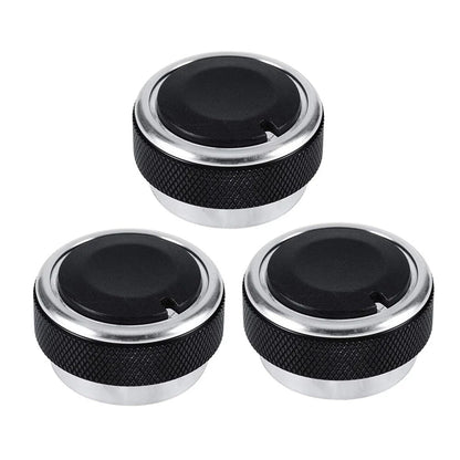 3 x Car Switch Knob Heater Climate Control Button A/C for Ford Focus Fusion