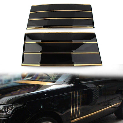 Black Gilded Trimmed Side Vents for Land Rover Range Rover L405 (2013-2022)