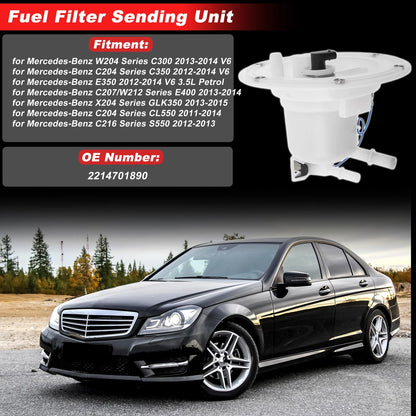 Fuel Filter for Mercedes-Benz C300 W204 (2013–2014) 2214701890 Metal Plastic