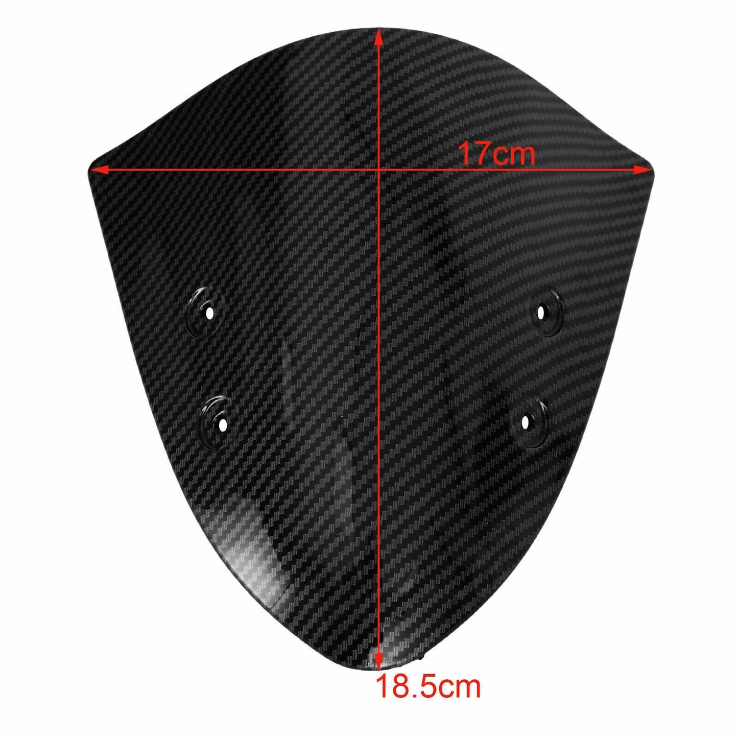 Carbon Front Windshield Fairing for Kawasaki ER-6N (2009–2014) A10