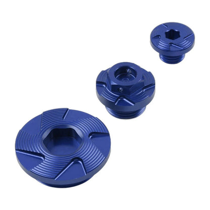 Set of 4 Timing Oil Filter Plugs Screws for Kawasaki KX250/450 KLX450R