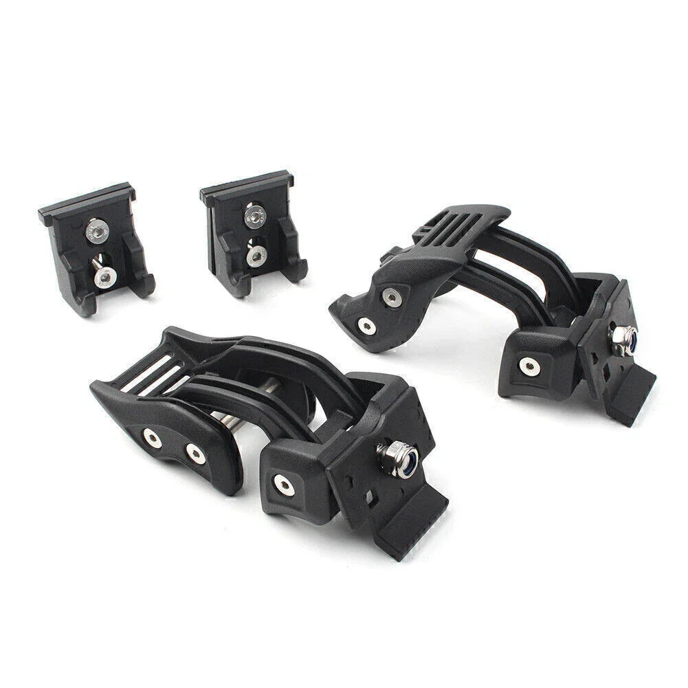 Hood Lock Latch Catch for Jeep Wrangler JK 2007-2017 Black Aluminum