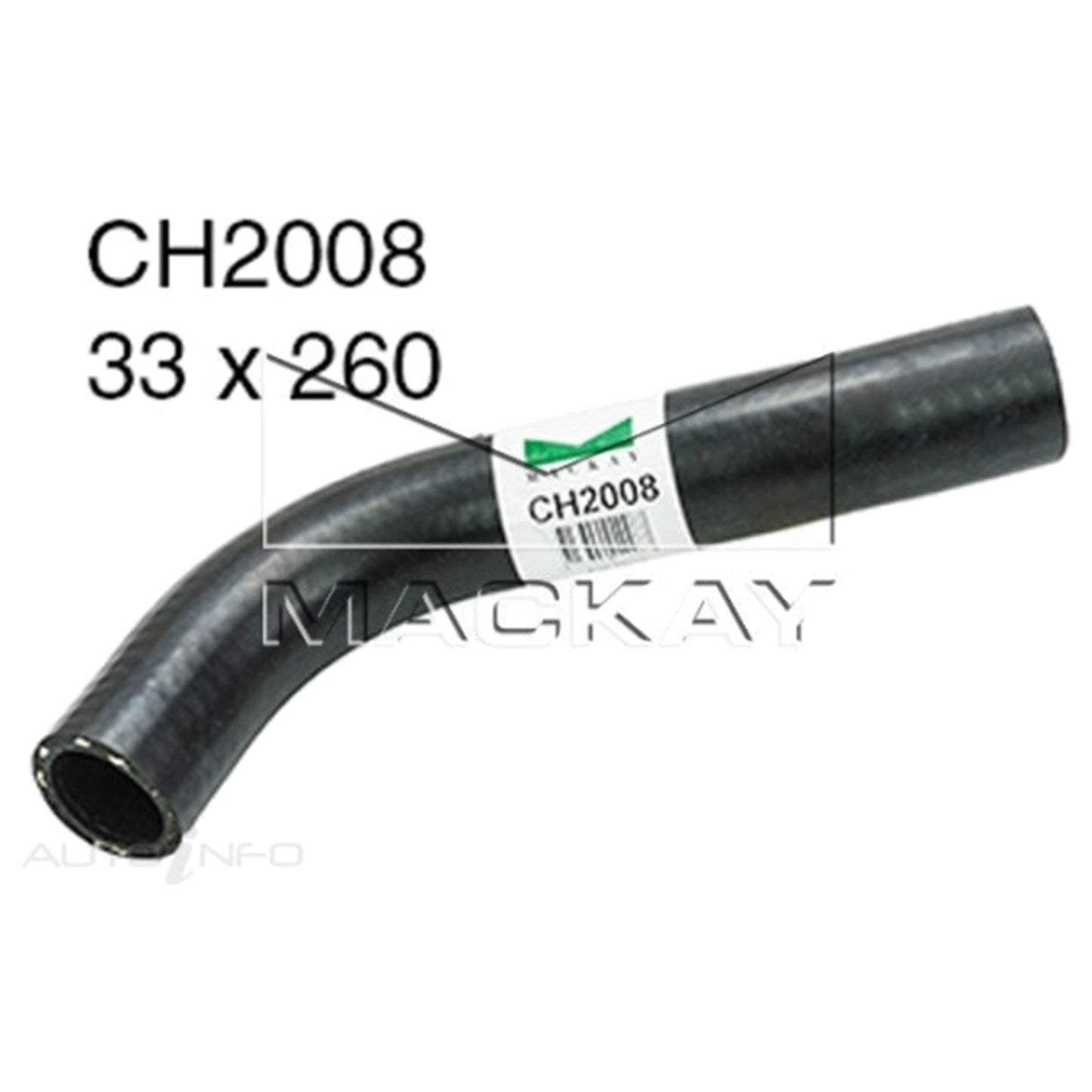 Upper Radiator Hose for Hiace RZH103 RZH113 RZH125 (1989–2005)