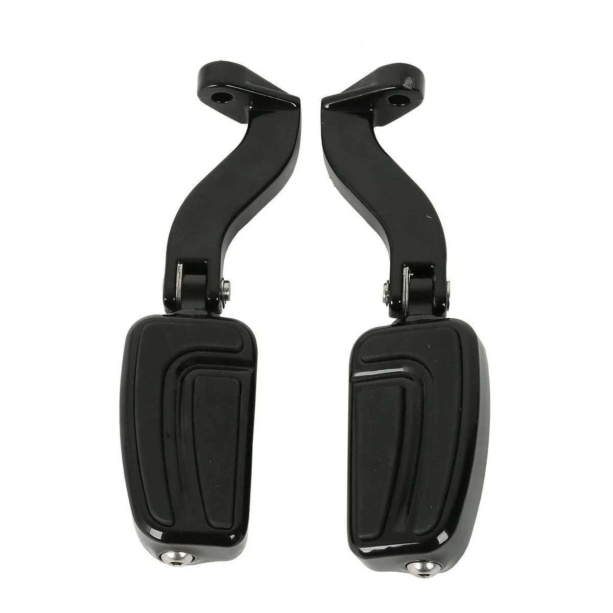 Black Rear Passenger Footpeg for Harley Touring Road King FLHR (1993-2022)