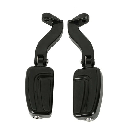 Black Rear Passenger Footpeg for Harley Touring Road King FLHR (1993-2022)