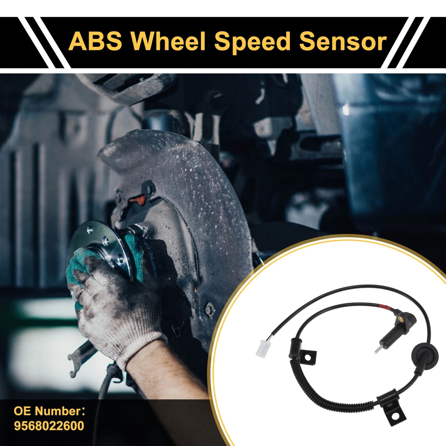ABS Wheel Speed Sensor No. 9568022600 for Kia Pride (2003–2007)