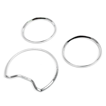 Speedometer Gauge Dial Rings Bezel Trim for Mercedes Benz C E CLK Class (2003-2009)