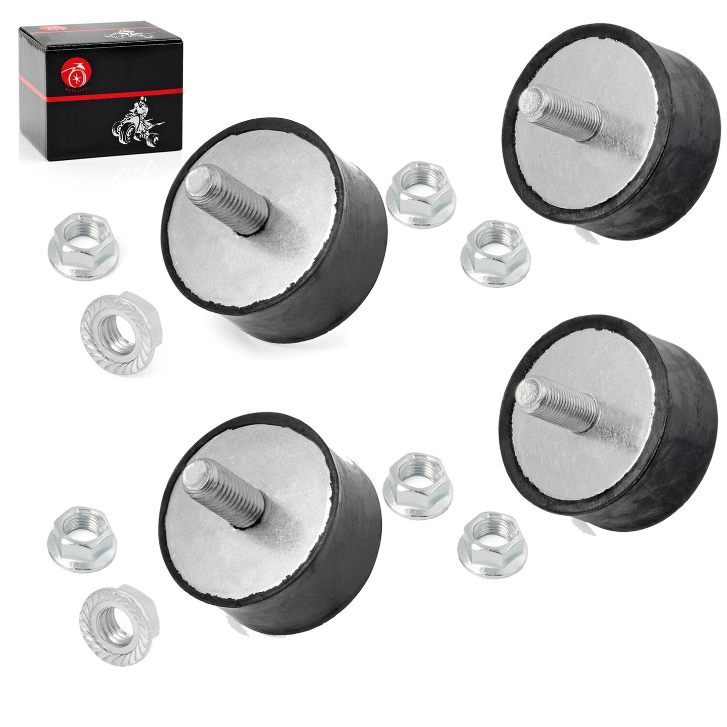 Set of 4 Engine Motor Mounts for Polaris Trail Boss 330/325, Trail Blazer 330