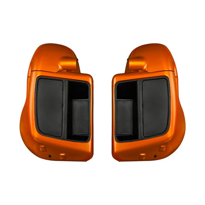 Vented Leg Fairings for Harley Touring 2014-2024 - Scorched Orange