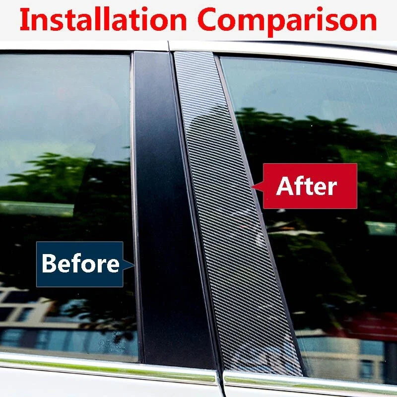 6 x Window Pillar Posts for Mercedes S-Class (1992–1999)