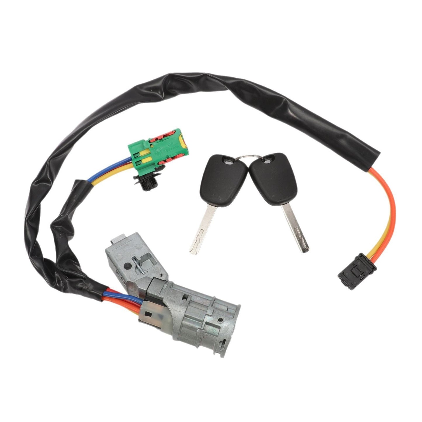 Ignition Switch Lock Cylinder Assembly with 2 Keys for Citroën C3 (2002–2009)