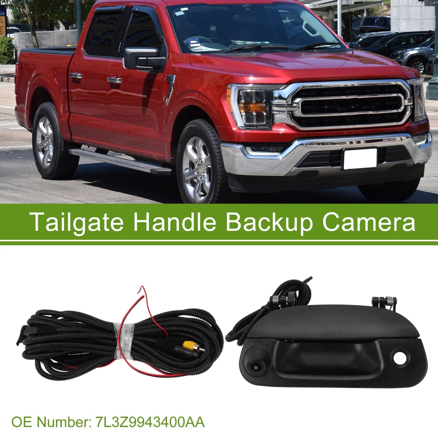 Tailgate Handle Backup Rear View Camera No. 7L3Z9943400AA for Ford F-150 (1997–2003)