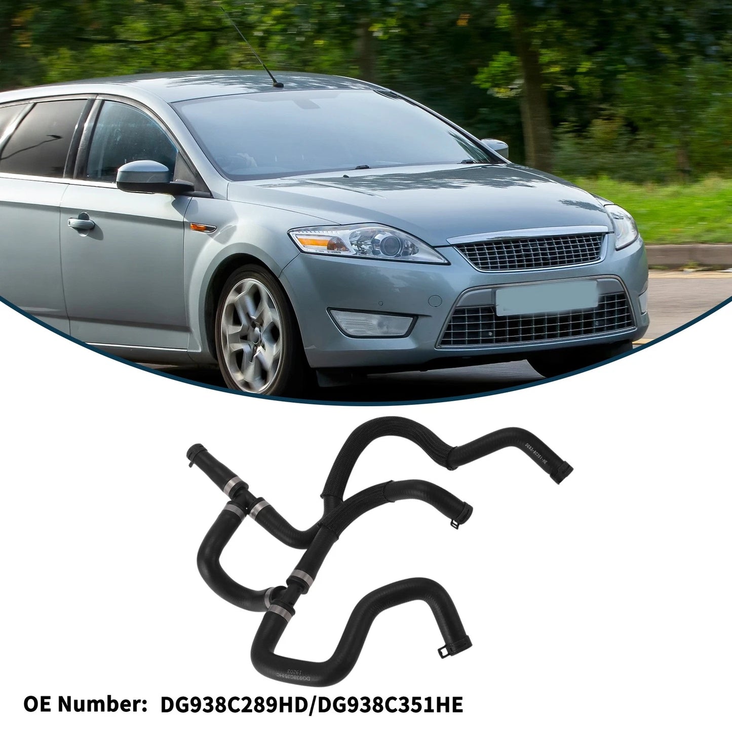 Radiator Hose No.DG938C289HD for Ford Mondeo (2017–2018) Rubber
