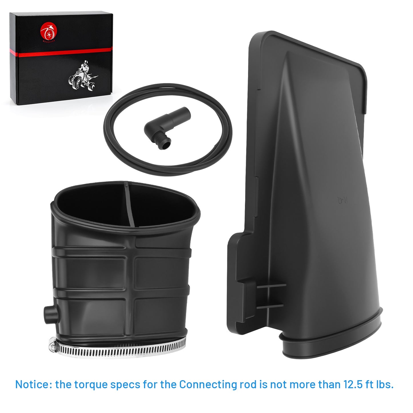 Air Box Intake Duct & Lid Cover for Yamaha Raptor 660R (2001–2005)