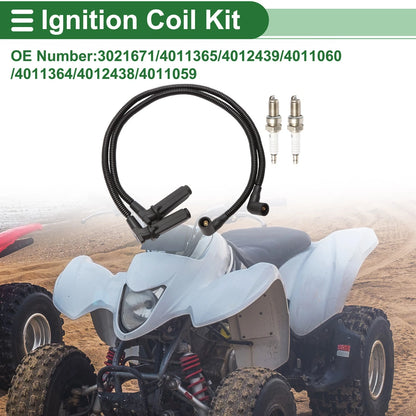 Set of 2 Ignition Coils for Polaris RZR 4 800 EFI (2010) No. 3021671/4011365/4012439