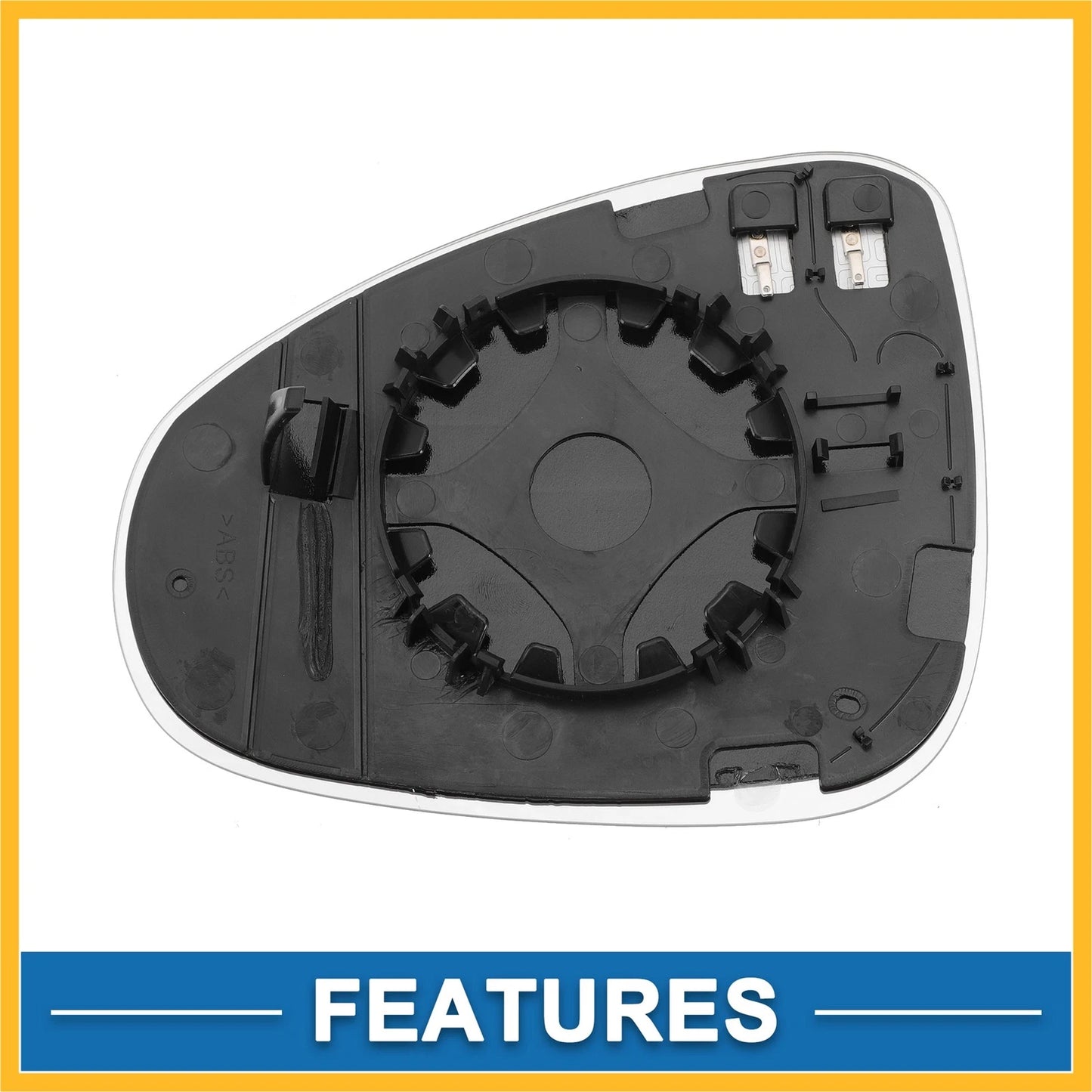 Heated Right Side Mirror Glass for Volkswagen Touareg (2010–2018)